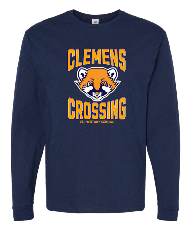 classic cougar navy long sleeved shirt