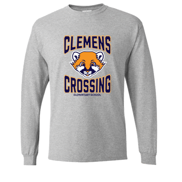 classic cougar sport grey long sleeved shirt