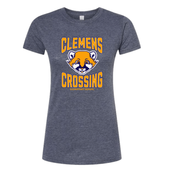 classic cougar womens heather navy shirt