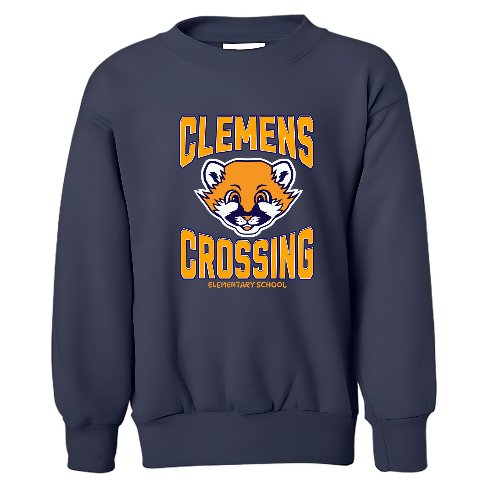 classic cougar navy crewneck sweatshirt