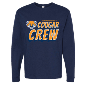 cougar crew navy long sleeved shirt