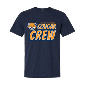 cougar crew navy tshirt