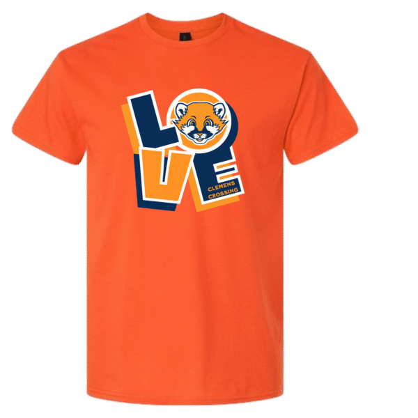 cces love orange tshirt
