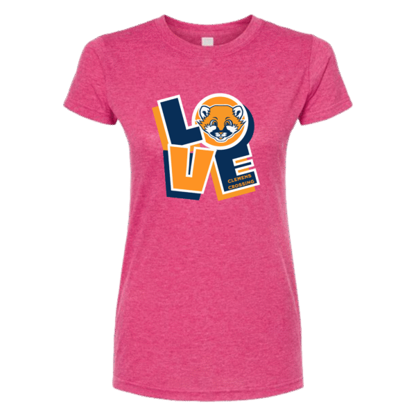 cces love womens pink shirt